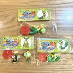 チョコエッグ　ポケットモンスター旅立ちの３匹　キモリ　ナエトル　ツタージャ