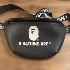 BAPE◇A BATHING APE／◇レザー調ウエストポーチ◇付録品ノベルティ