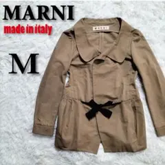 MARNI　マルニ　ボタンレスジャケット　イタリア製　丸襟　Mサイズのサムネイル