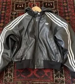 adidas ADILENIUM フェイクレザージャケット　XLのサムネイル