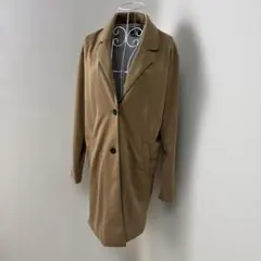 MURUA ロングコート ブラウン シングルブレスト ラペル