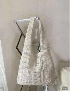 SHEIN 透かし編み　トートバッグ