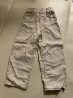 ZARA kids オフホワイト　アイボリー　パンツ