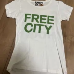FREE CITY ホワイト Tシャツ 値下　フリーシティのサムネイル
