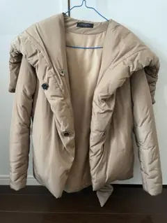 ベージュ（キャメル）　ダウンジャケット