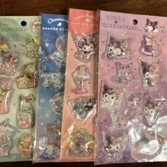 サンリオ　シャカシャカシール　4枚セット