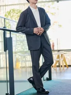 ワークマンWOLKMAN2025カルキュロ使用 サマースーツジャケット+パンツ2