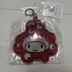 万博 expo2025 ミャクミャク マイメロ キラキラレザーキーホルダー