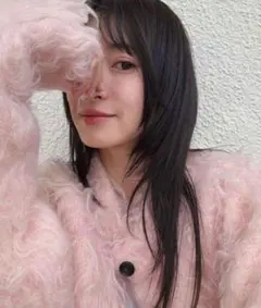 クラネ　シャギーショートニットカーディガン