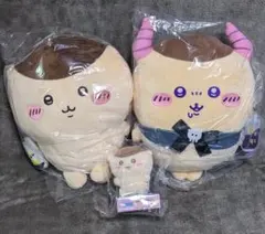 ちいかわのくりまんじゅうぬいぐるみ３点セット （おすわりBIGぬいぐるみ、他）