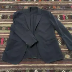 【一回のみ着用美品】ユニクロ　感動ジャケット　XL ネイビー