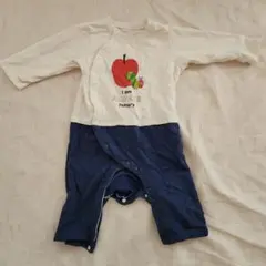 はらぺこあおむし　ロンパース 80cm