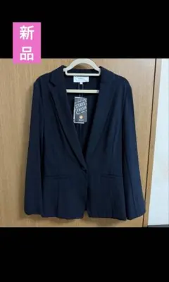 UNTITLED ノーカラージャケット ネイビー 新品