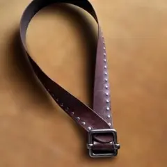 SWING本革スタッズ付きベルト サイズ44