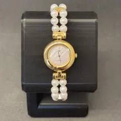 MIKIMOTO JAL限定 パールブレスレット ウォッチ 腕時計 箱付きのサムネイル