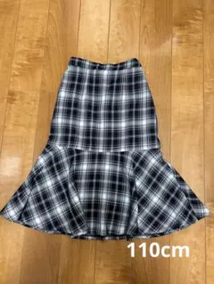 グローバルワーク　マーメイドスカート(ブラック)　110cm