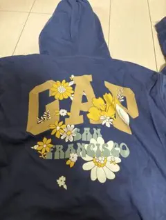 GAP 1969 花柄プリント パーカー M