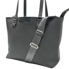 SAZABY サザビー 2way トートバッグ ショルダー グレージュ レザー