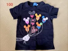 Disney Resort ミッキー バルーン Tシャツ ブラック 100cmのサムネイル
