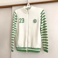 23区ゴルフ　VINGT TROIS ストライプジャケット サイズ2