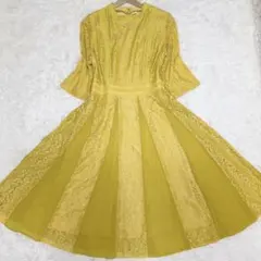 美品 LACOUPE ラ クープ レース ロング ワンピース ドレス