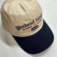 ベースボールキャップ　古着ストリート　アメリカ　ネイビー 　帽子　メンズ