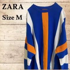 【美品】ZARA ニットセーター マルチカラーのサムネイル