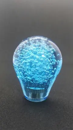 アケコン クリア水色 ナス型大 レバートップ アーケードコントローラー RAP