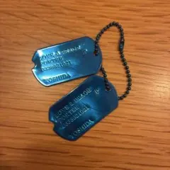 PORTER LOVE & PEACE ドッグタグ 2個セット