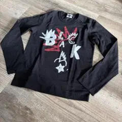 COMME des GARÇONS ブラック 長袖カットソー COMME des GARCONS コムデギャルソン Tシャツ 長袖 ロンT クルー