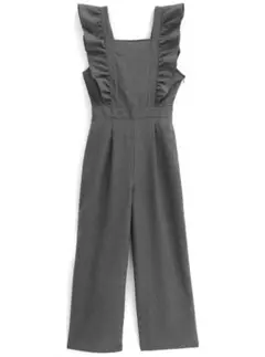 GRL 新品バックリボンショルダーフリルオールインワン［dk1188］