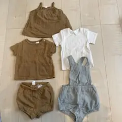 H&M オーガニックコットン ベビー服セット