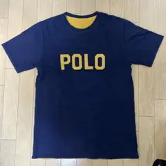 超希少 90s ポロ ラルフローレン 染み込みプリント リンガーTシャツ