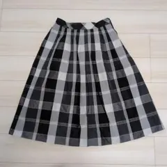 BLUE LABEL CRESTBRIDGE チェック柄フレアスカート 38