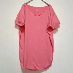 美品✨ UNIQLO AIRism 半袖Tシャツ Sサイズ ピンク レディース