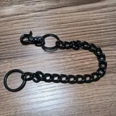 【希少】ブラック　チェーン ストラップ