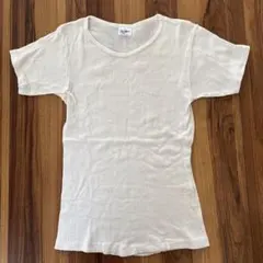 ゆ*認様 Robert P. Miller パネルリブ 半袖Tシャツ白Sのサムネイル