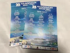 サマソニ　SummerSonic 2026 チラシ　フライヤー