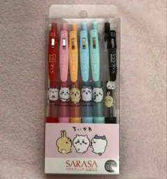 ちいかわSARASA ボールペン 6色セット