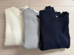 UNIQLO ウォッシャブルミラノリブクルーネックセーター　まとめ売り