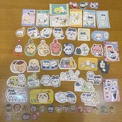 ちいかわ　ダイカットステッカー　カード他　まとめ売りセット
