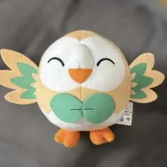 ポケットモンスターサン＆ムーンでっかいコロっとまんまるぬいぐるみモクロー