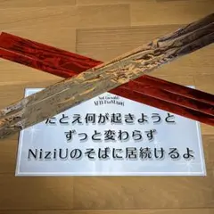 r*0様 NiziU LIVE銀テープ&スローガン