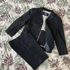 美品 バーバリーロンドン　キッズ　フォーマルスーツ　セットアップ 120 黒