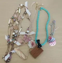 多層ビーズネックレスセット　LULU　エネミーテンプルルル