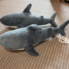 【IKEA】サメ BLÅHAJ ブローハイ ぬいぐるみ シャーク 55cm 2匹