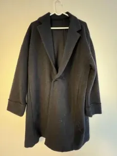 COMME CA ISM 黒 チェスターコート Mサイズ