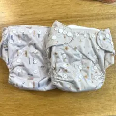 新品未使用 布おむつ おむつカバー 2点