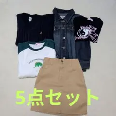 セットアップ レディース Tシャツ デニムジャケット スカート