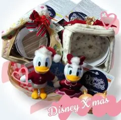 ディズニー ダズリングクリスマス2024　ぬいぐるみポーチ&チャーム